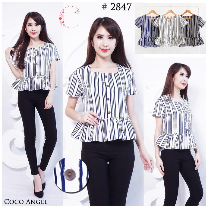 Peplum top 2847